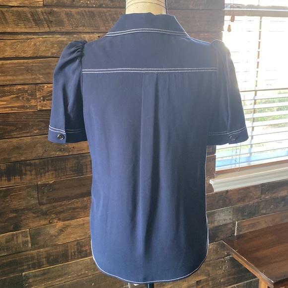 🆕Navy Blue Blouse! - Picture 3 of 6